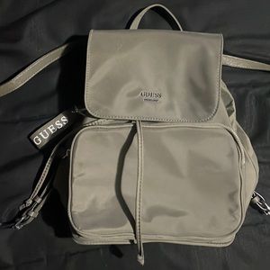 Olive Green Guess Backpack